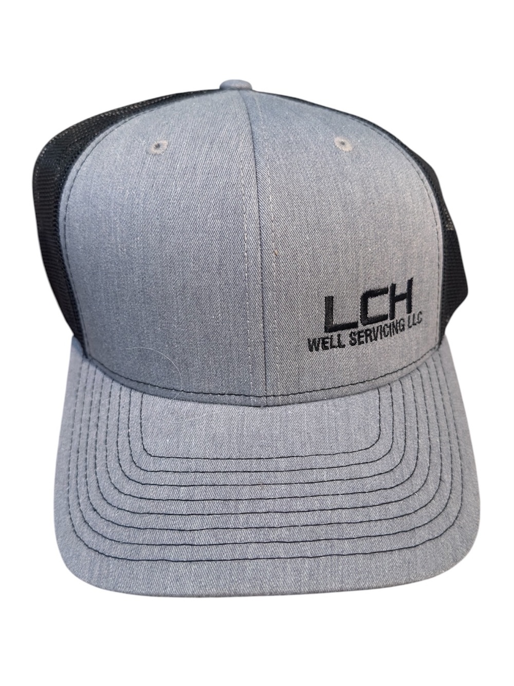 LCH Well Servicing Embroidered Trucker Hat - Brown & Gray - Picture 3 of 6